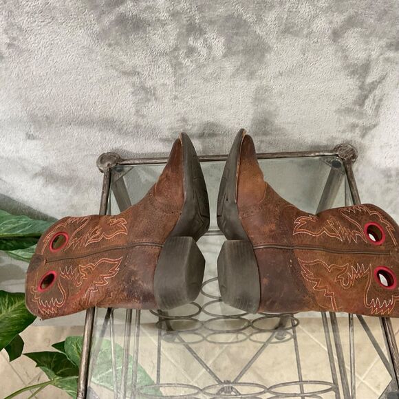 ARIAT BOOTS KIDS size 13.5  STYLE 10014101 SQUARE TOE pull on - Picture 6 of 15